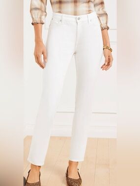 Talbots | White Women's Straight-Leg Jeans